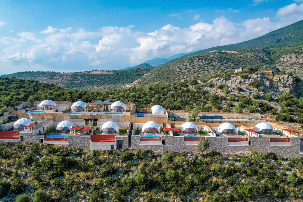 Kalkan Dome Suites & Deluxe Hotel Kaş Exterior foto